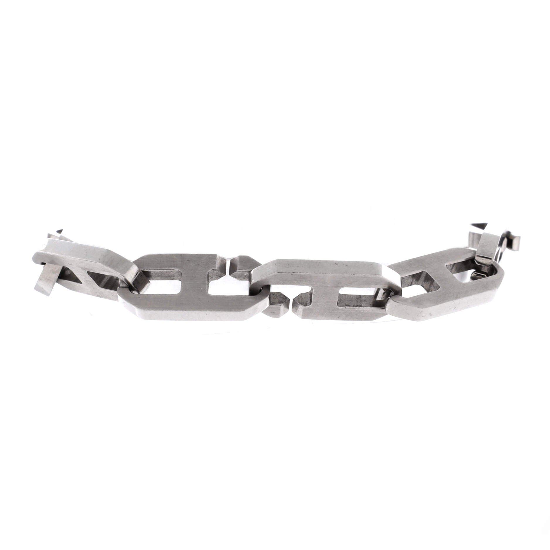 Maillon H Link Bracelet Stainless Steel, Alternate, color, Metallic Silver