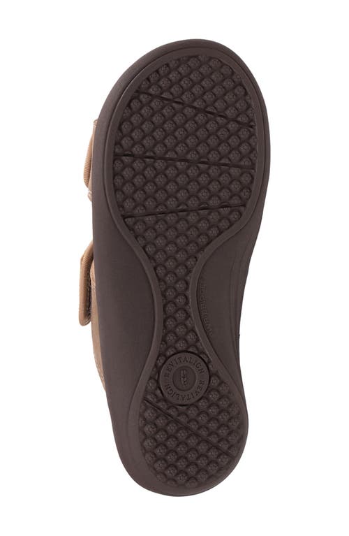 Revitalign Kholo Fresca Slide Sandal In Fossil