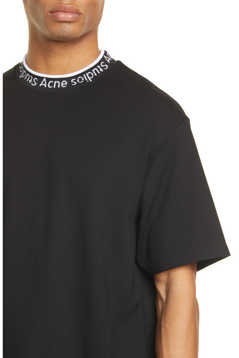 Extorr Logo Crewneck T-Shirt, Alternate, color, BLACK