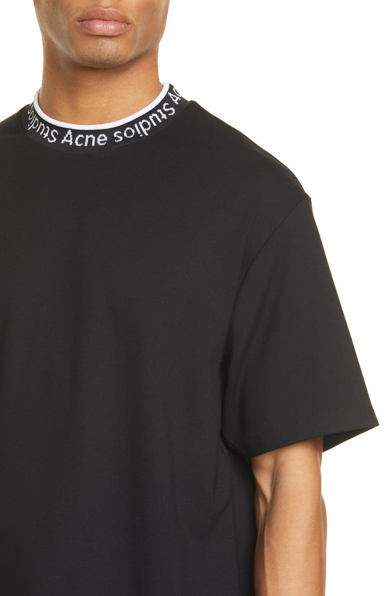 Acne Studios Extorr Logo Crewneck T-Shirt, Alternate, color, 