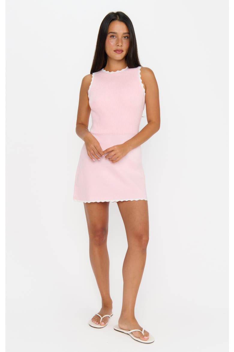 Cora Mini Dress, Alternate, color, Taffy Pink Knit