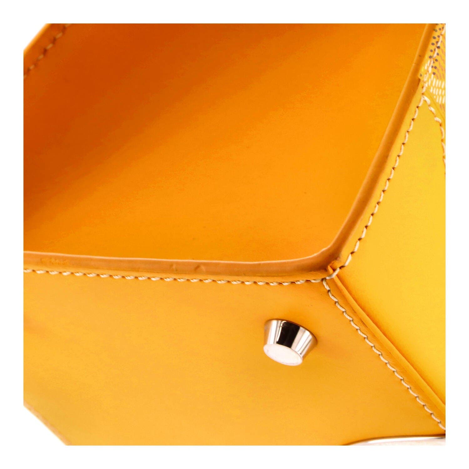 Saigon Top Handle Bag Coated Canvas with Leather PM, Alternate, color, Yellow