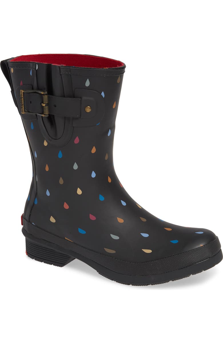 Chooka Dot Waterproof Rain Bootie, Main, color,