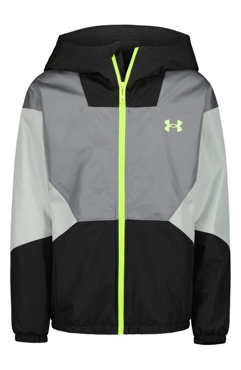 Kids' Manataug Hooded Water Repellent Windbreaker