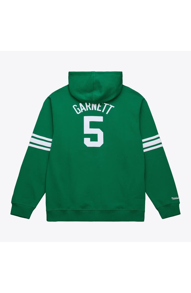 Mitchell & Ness Men's Mitchell & Ness Kevin Garnett Kelly Green Boston Celtics Name & Number Hoodie, Alternate, color, Kelly Green