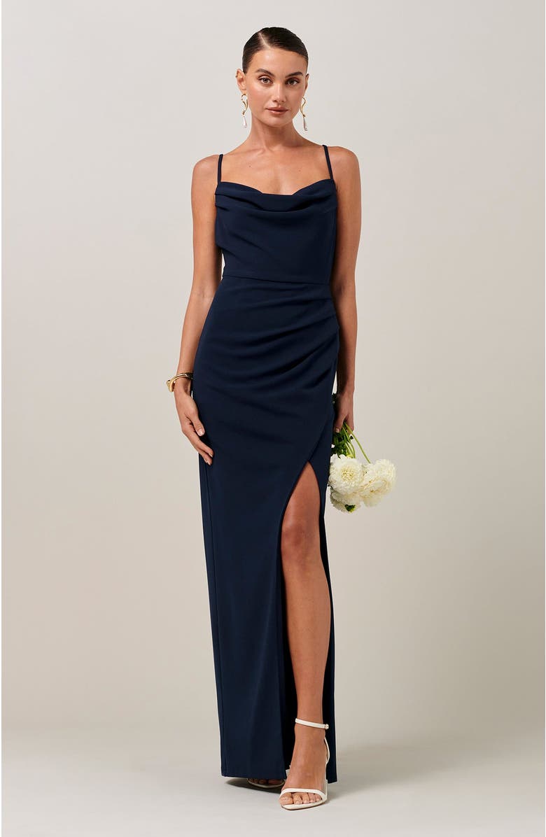 BWLDR Gemma Dress, Alternate, color, Navy Blue