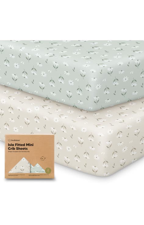 Isla Fitted Mini Crib Sheets