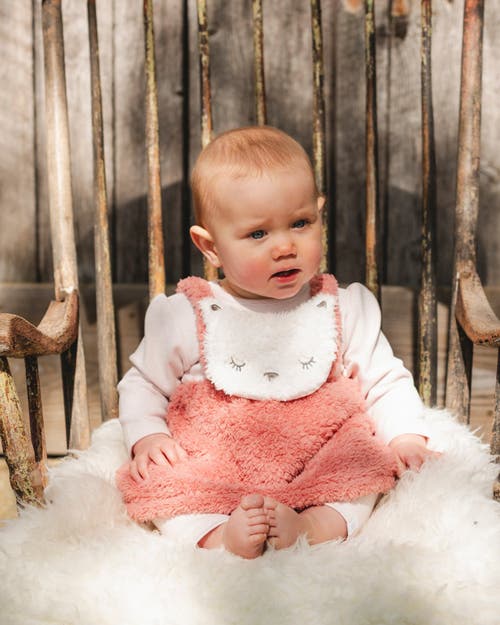 Deux Par Deux Bi-material Dress And Leggings Set In Brown