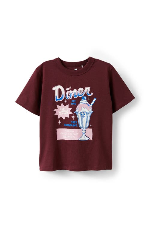 Cotton On Kids Kid's Poppy Oversize Graphic Print Tee In Brown