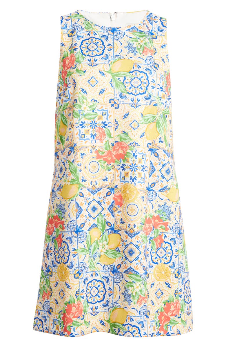 Anne Klein Floral Print Sleeveless Shift Dress, Alternate, color,