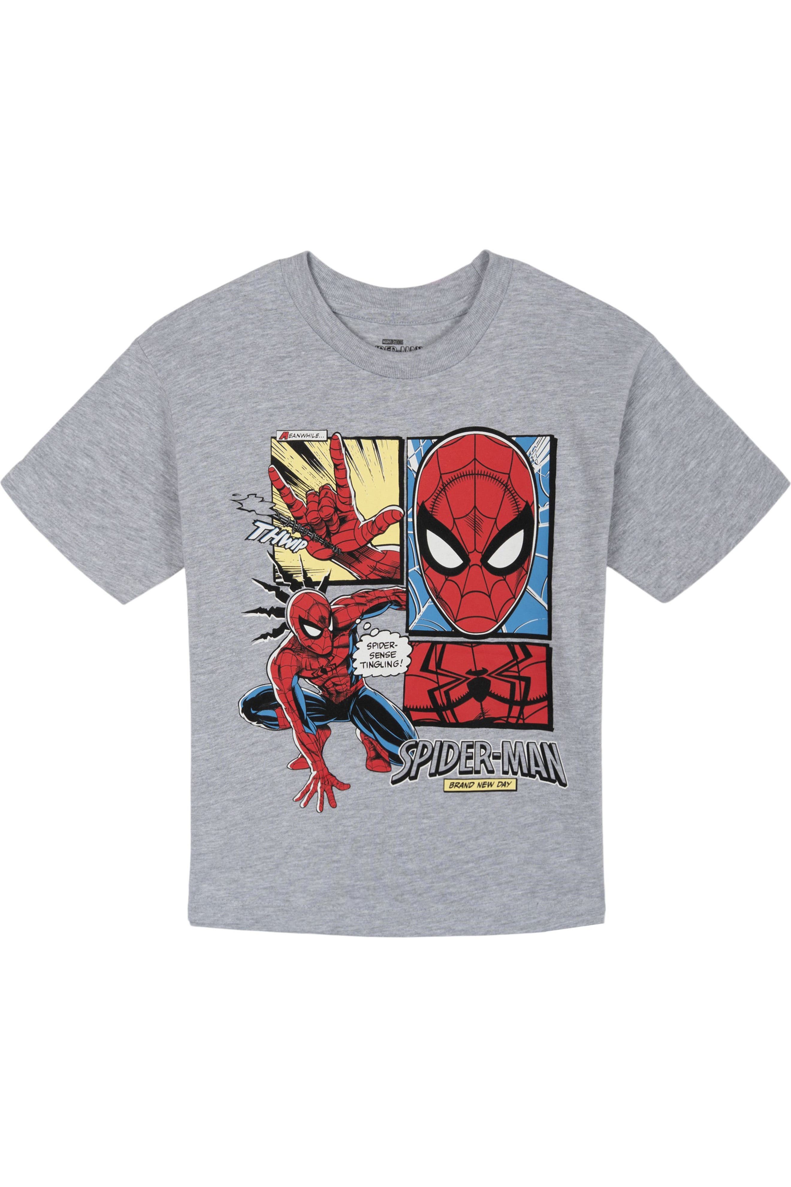 Marvel Spider-man Boys' 3-pack Short Sleeve T-shirts (toddler, Little ...