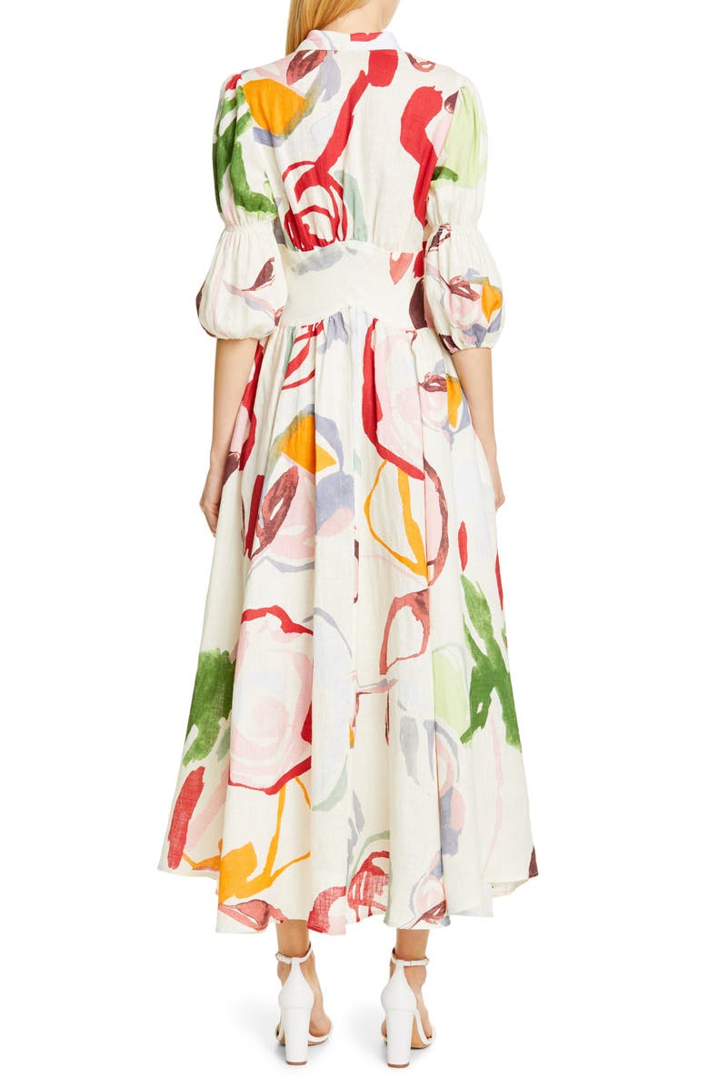 Cult Gaia Willow Eyelet Maxi Dress, Alternate, color, 