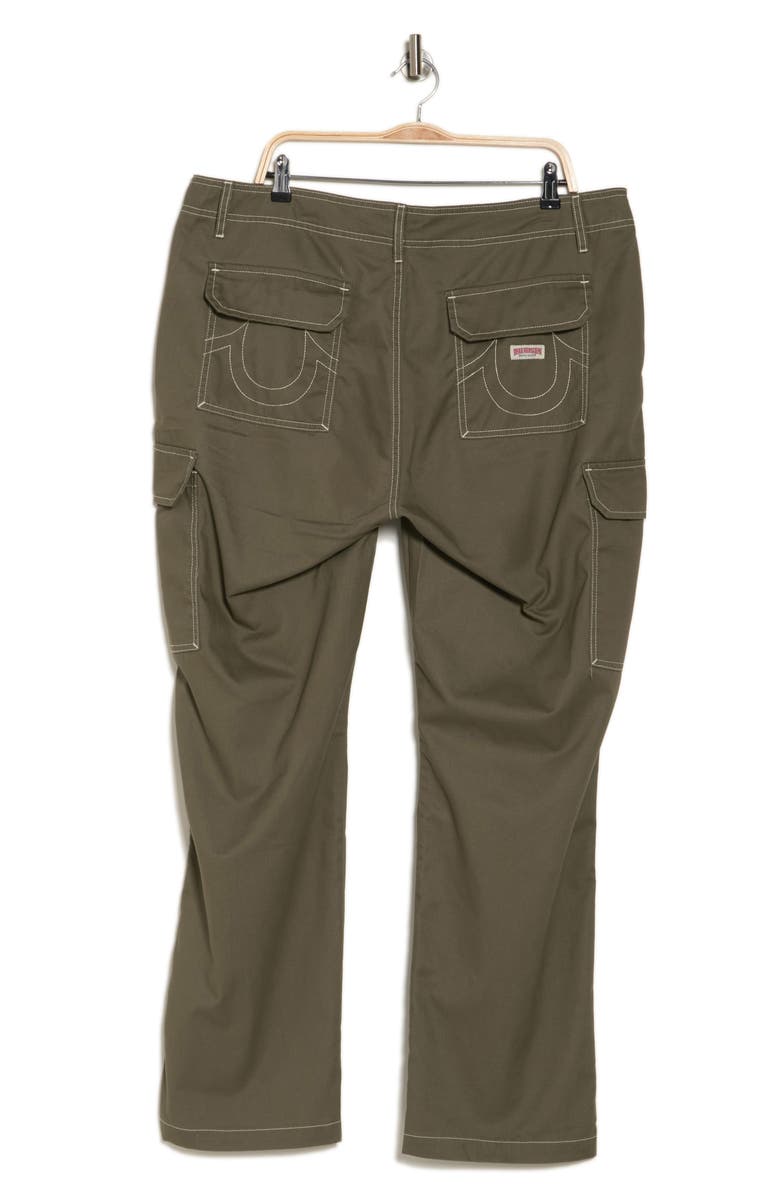 True Religion Cargo Pants, Alternate, color, Kalamata