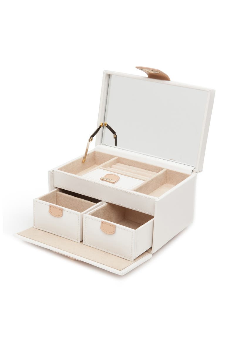 'Chloe' Jewelry Box, Alternate, color, CREAM