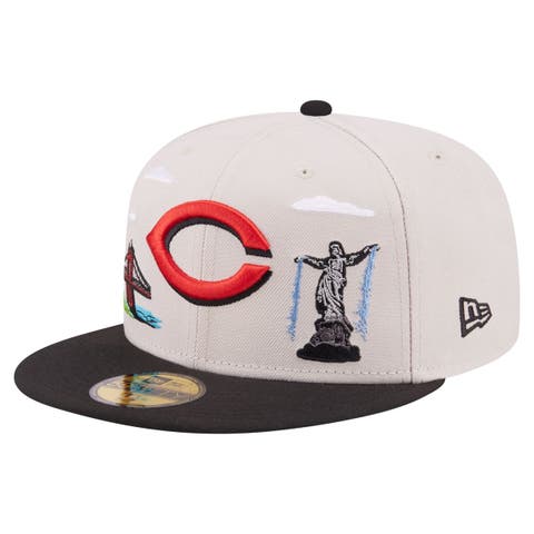 Men's New Era  Khaki Cincinnati Reds City Icon 59FIFTY Fitted Hat