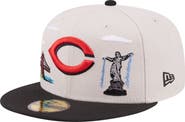 New Era Men's New Era Khaki Cincinnati Reds City Icon 59FIFTY Fitted Hat