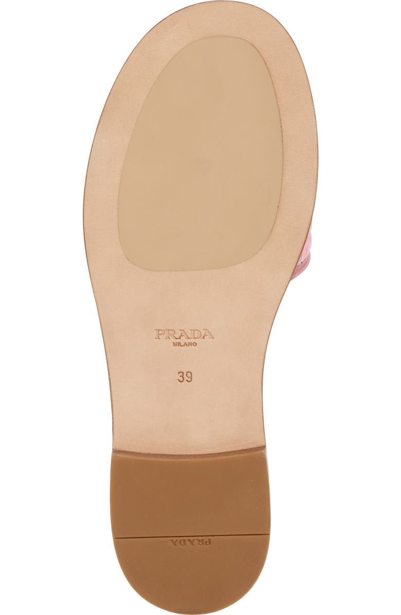 Prada Raffia Slide Sandal, Alternate, color,