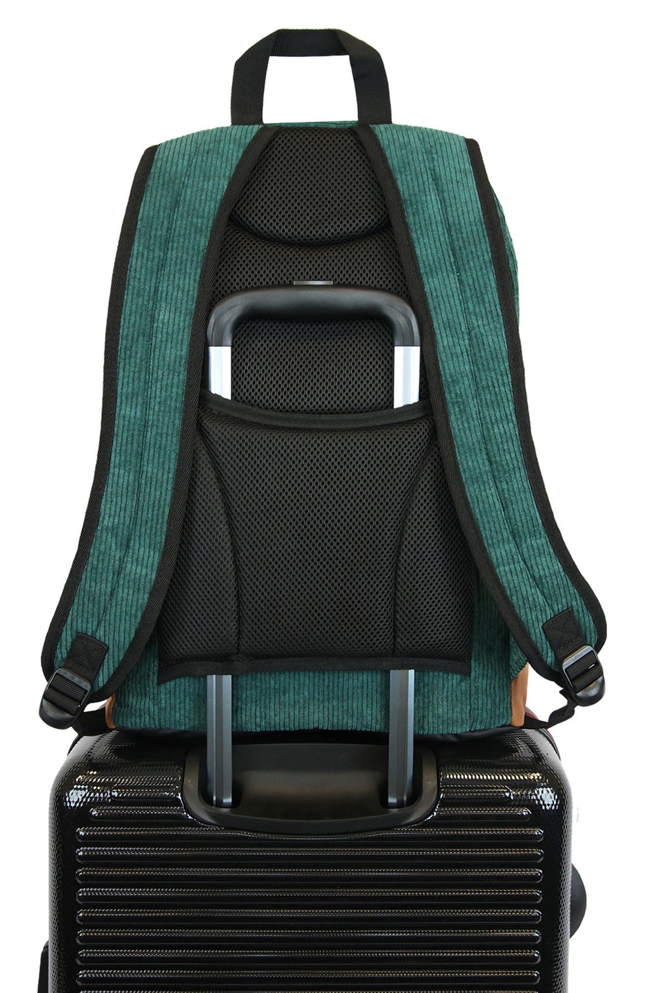Original Penguin Corduroy Backpack, Alternate, color, Turquiose
