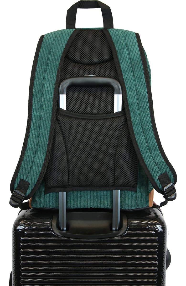 Original Penguin Corduroy Backpack, Alternate, color, Turquiose