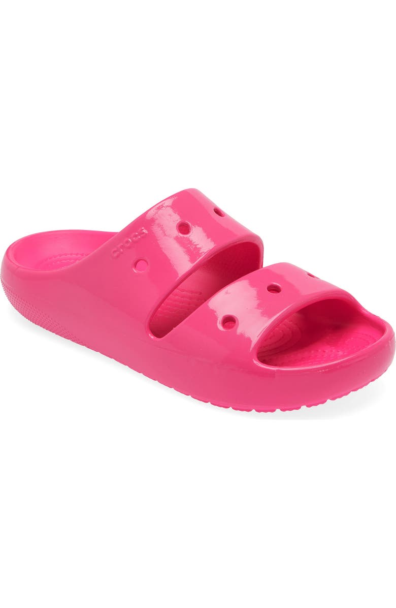 CROCS Classic Neon Slide Sandal, Main, color,