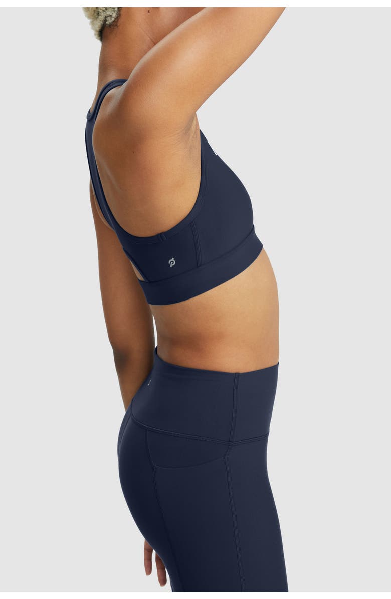 Peloton Cadent High Neck Racerback Bra, Alternate, color, Deep Navy