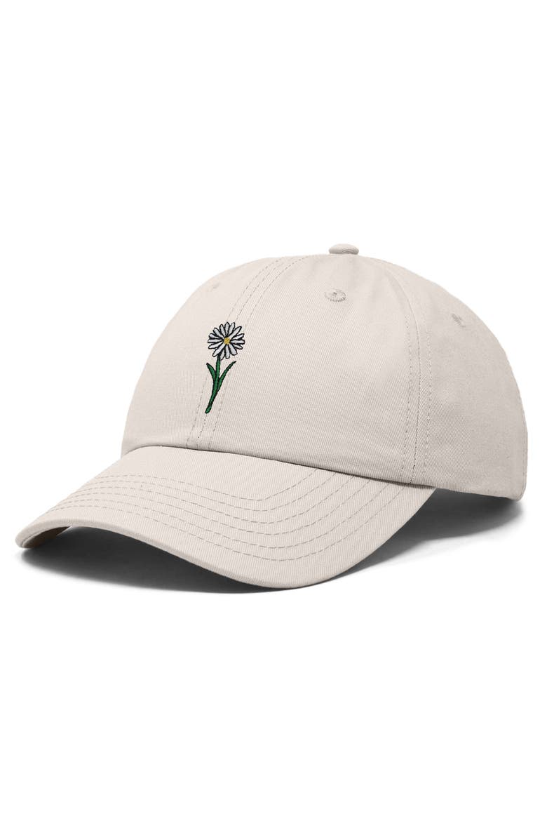 Daisy Embroidered Everyday Hat, Alternate, color, Beige