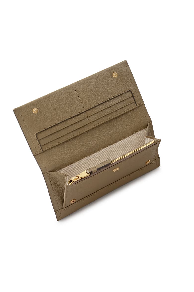 Oak Street - Stitch Large Flapover Wallet, Alternate, color, Acorn