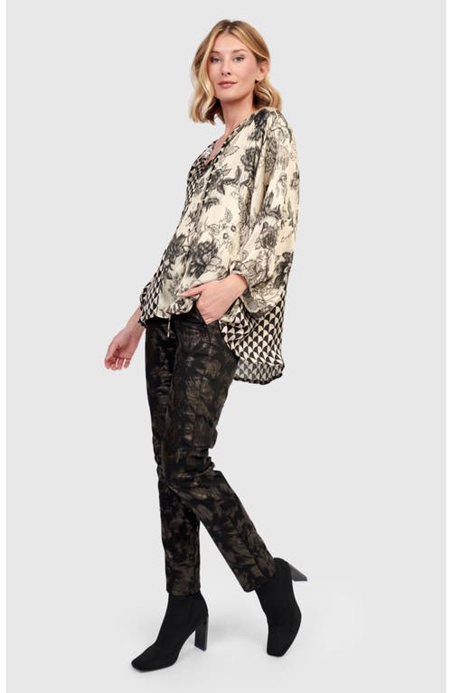 Alembika Fatima Draped Top In Multi
