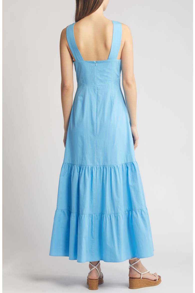 Rio Tiered Sleeveless Dress, Alternate, color, HORIZON BLUE