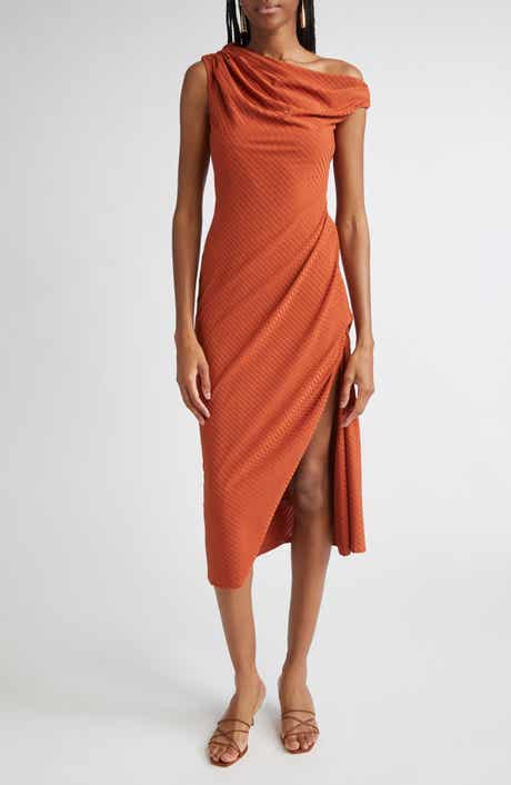 Ramy Brook Benja Asymmetric Ruched Dress