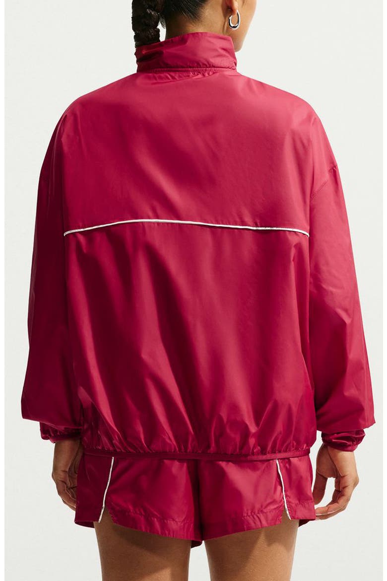 Water Repellent Track Jacket, Alternate, color, TOUGH RED/ SAIL/ SAIL
