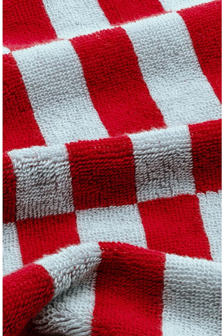 Pietra 2-Piece Bath Sheet Set, Alternate, color, Sky & Tomato