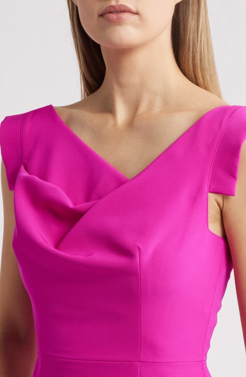 Black Halo Jackie O Sheath Dress In Vibrant Pink