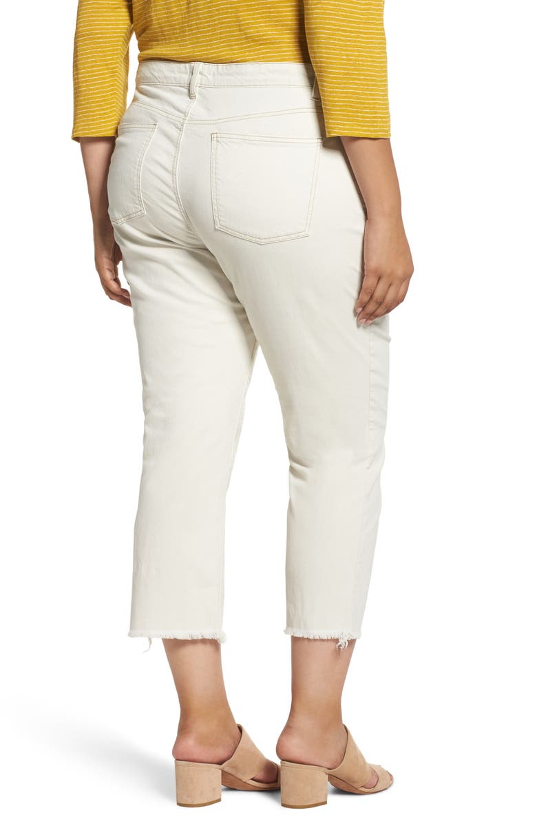 Eileen Fisher Stretch Organic Denim Crop Jeans, Alternate, color,