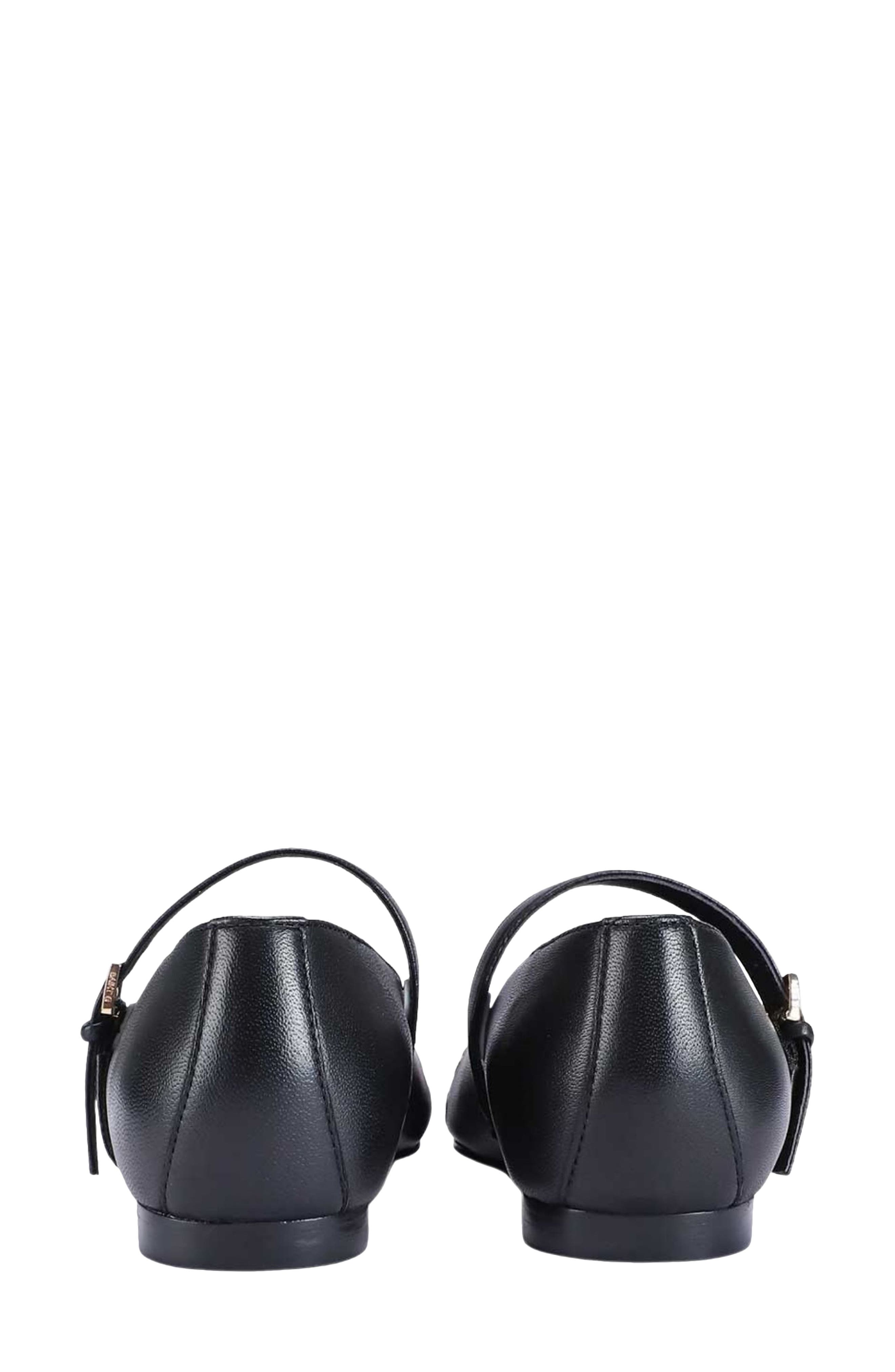 SAINT G Josh Pointed Toe Mary Jane Flat, Alternate, color, Black