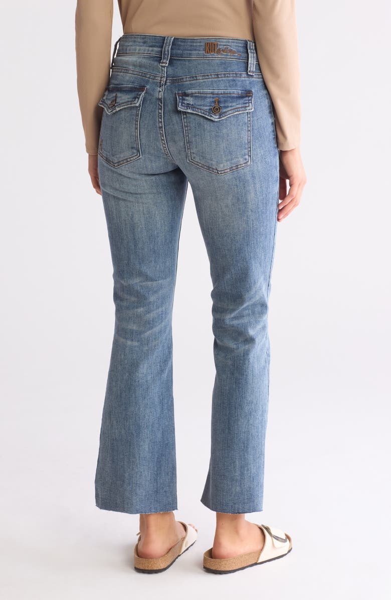 KUT from the Kloth Nikki Crop Flare Leg Jeans, Alternate, color,