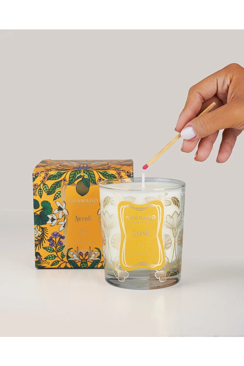 Neroli Scented Candle, Alternate, color, Clear