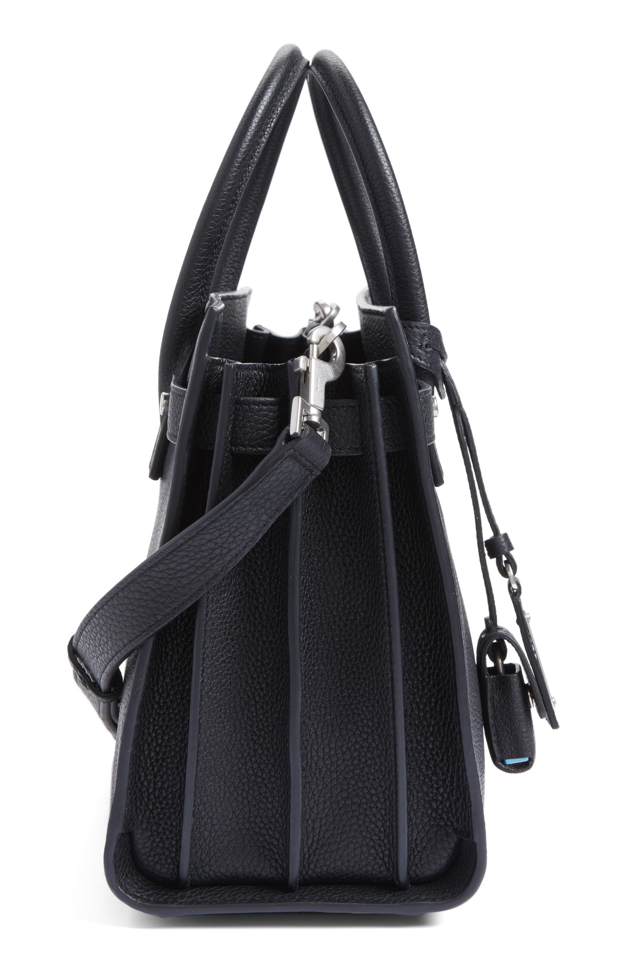 Saint Laurent Baby Sac de Jour Leather Tote, Alternate, color, 