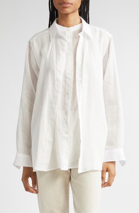 Double Collar Button-Up Shirt