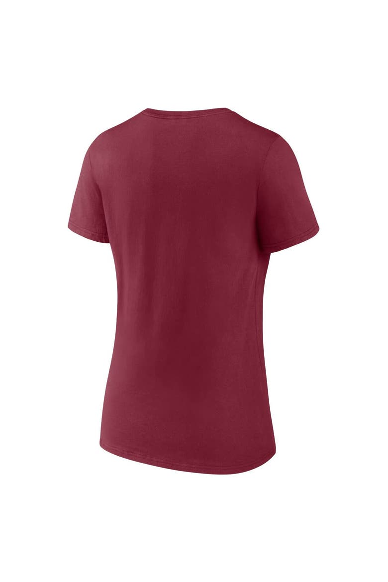 Women's Fanatics Branded Burgundy Colorado Rapids Iconic Team Success V-Neck T-Shirt, Alternate, color, Burgundy