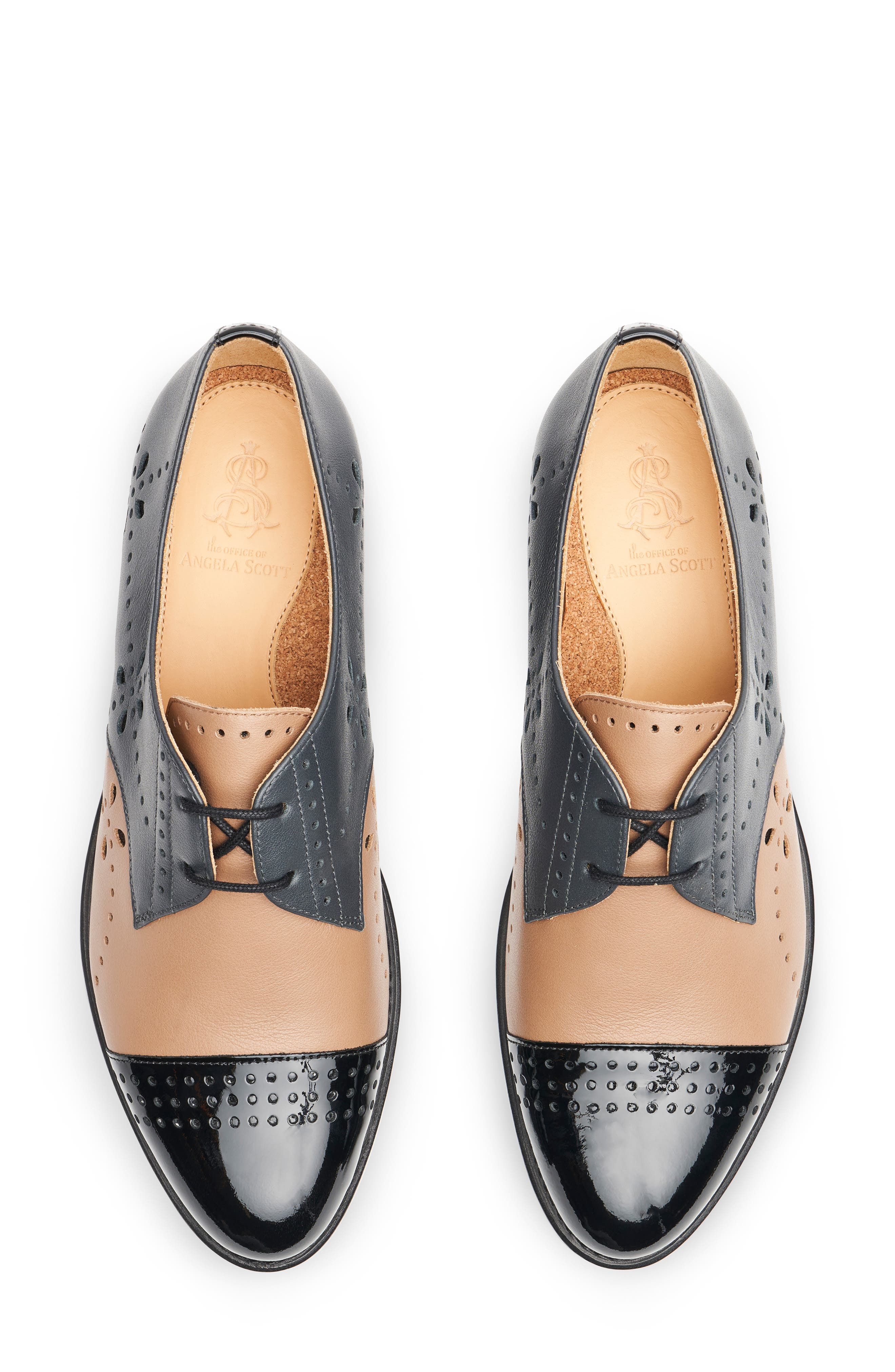 The Office of Angela Scott Mr. Ava Cap Toe Derby, Alternate, color, 
