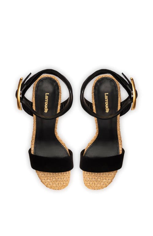 Larroude Larroudé Dolly Verona Sandal In Black