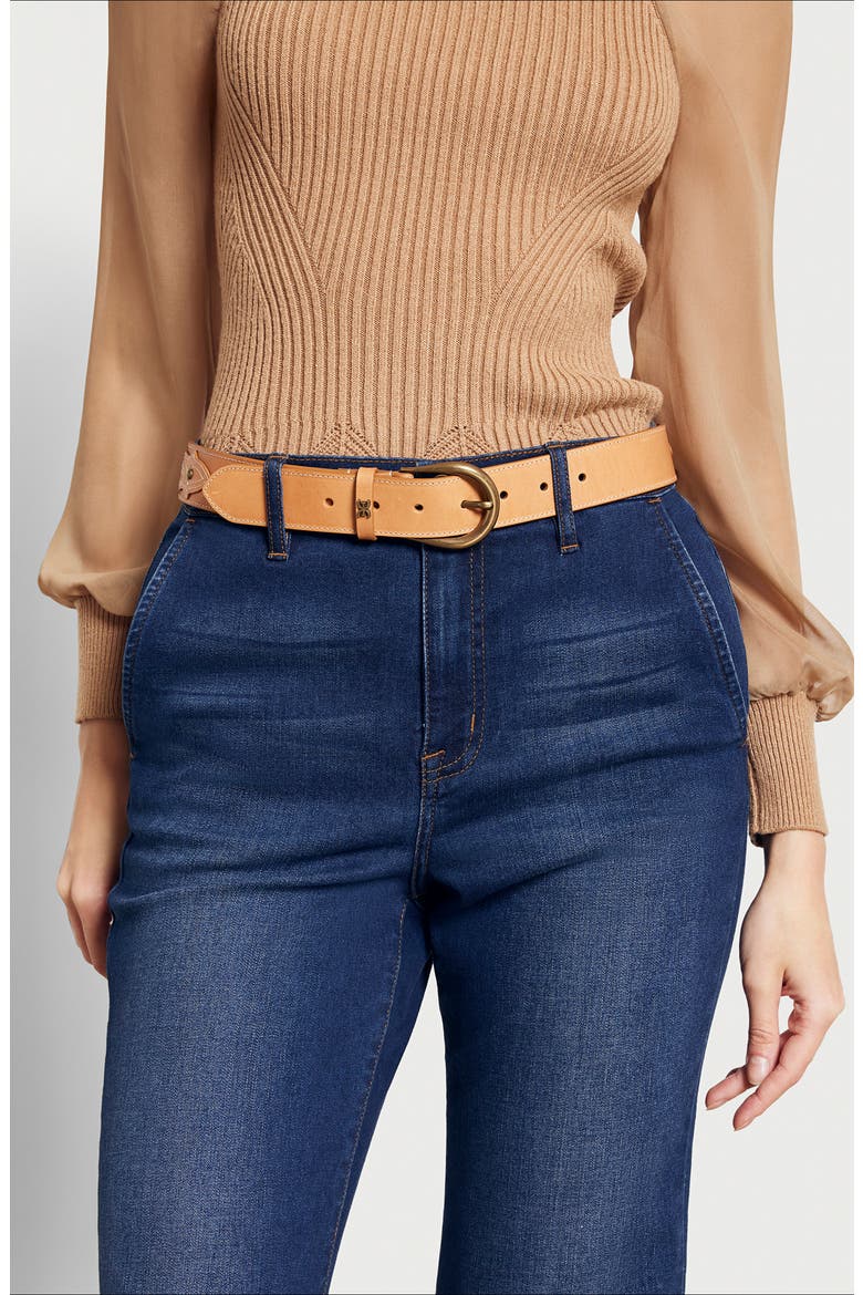 Embroidered Western Belt, Alternate, color, SADDLE