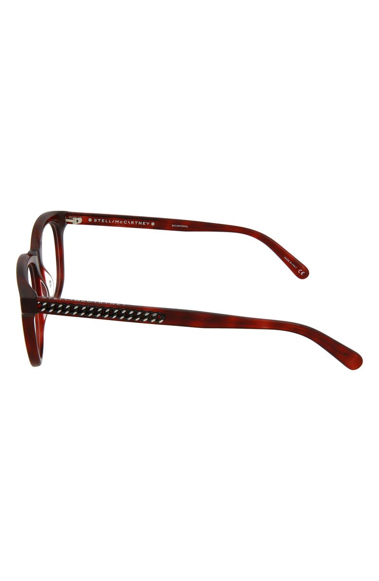 Stella McCartney 52mm Round Optical Frames, Alternate, color,