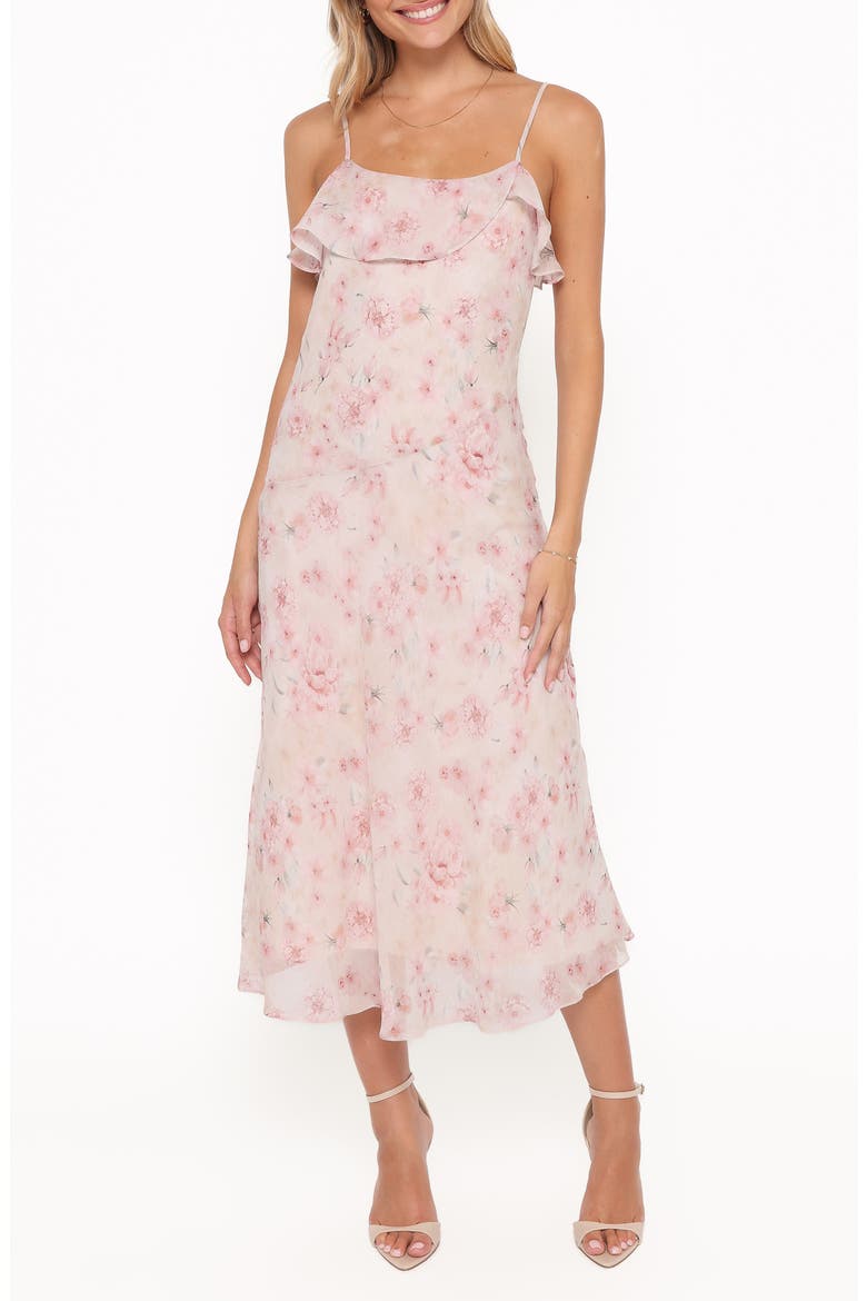 Lizbeth Floral Cocktail Dress, Main, color, PINK MAUVE FLORAL