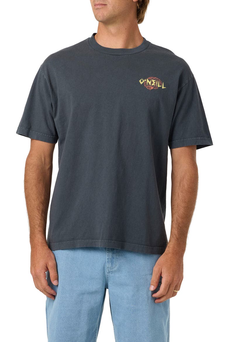 Micro Brain Cotton Graphic T-Shirt, Main, color, DARK SHADOW