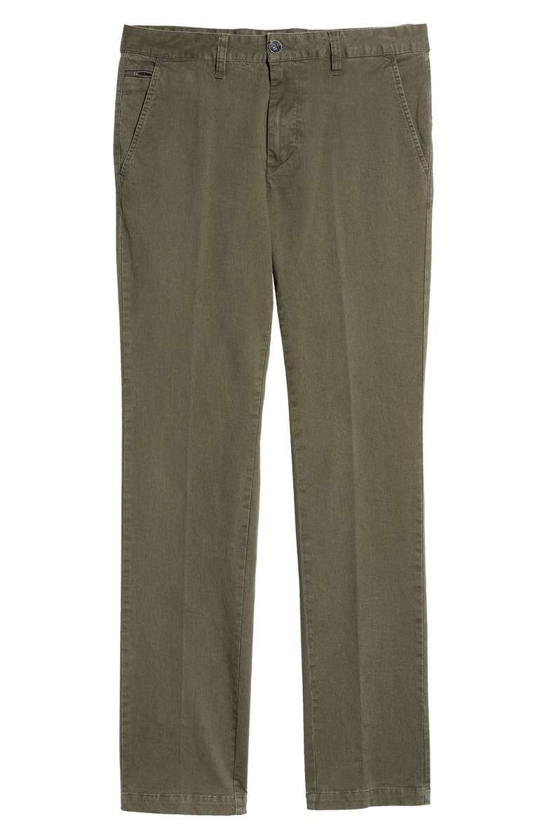 Vintage 1946 Comfort Stretch Flat Front Pants, Alternate, color, Dark Moss