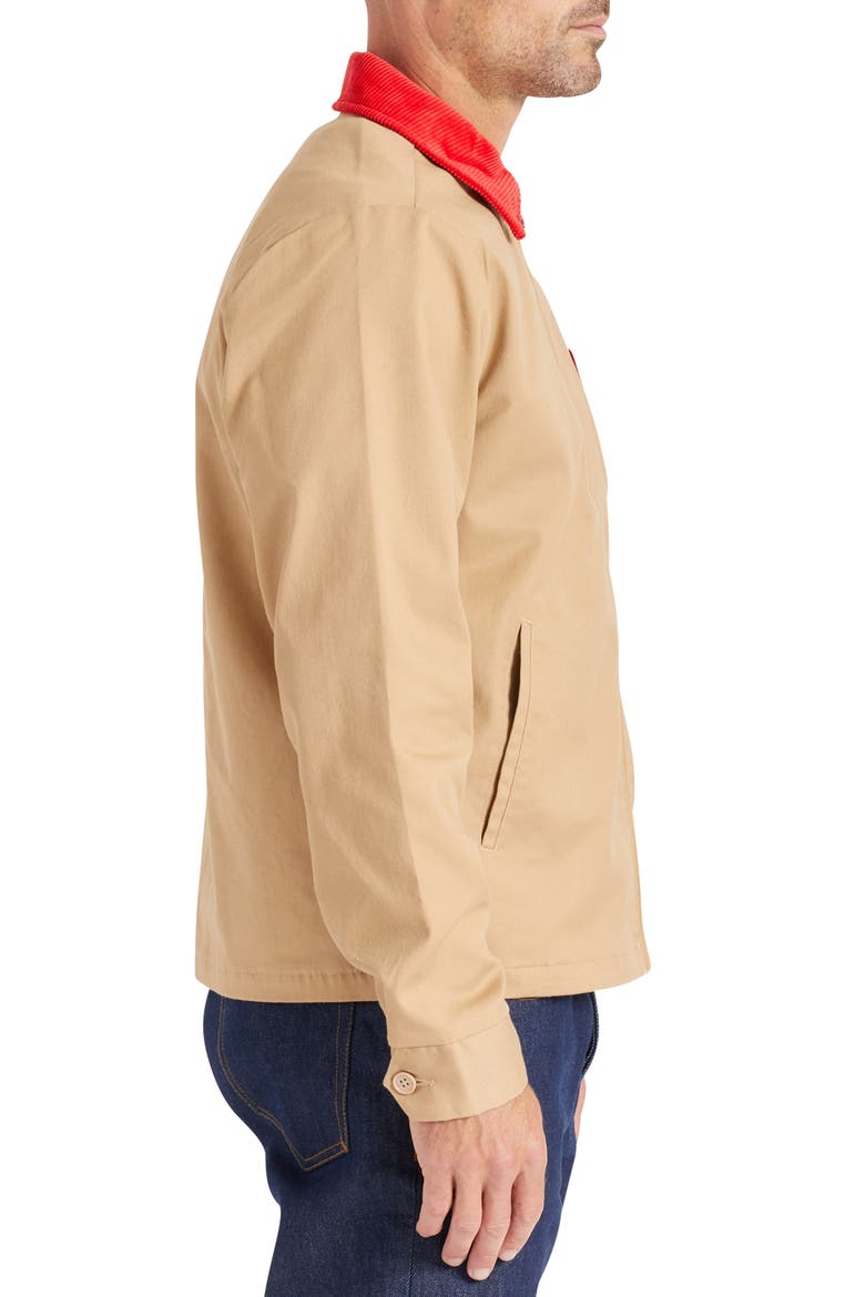 Utopia Cotton Jacket, Alternate, color, MOJAVE/ MARS RED