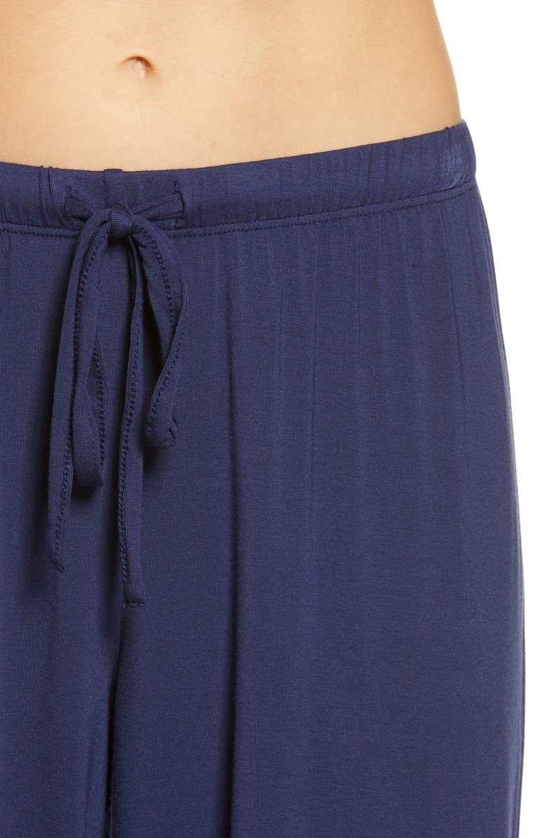 Nordstrom Moonlight Eco Knit Pajamas, Alternate, color, Navy Peacoat