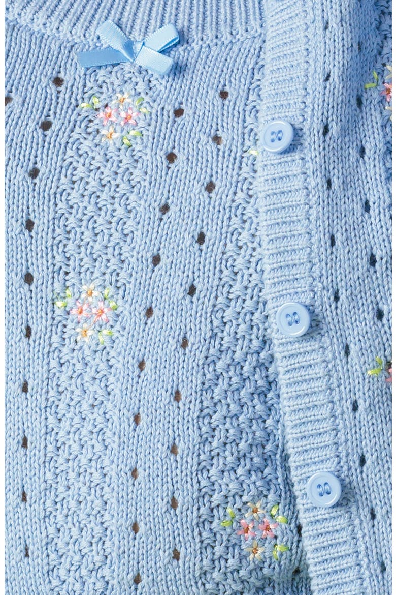 Knit Cami & Cardigan Set, Alternate, color, POWDER BLUE